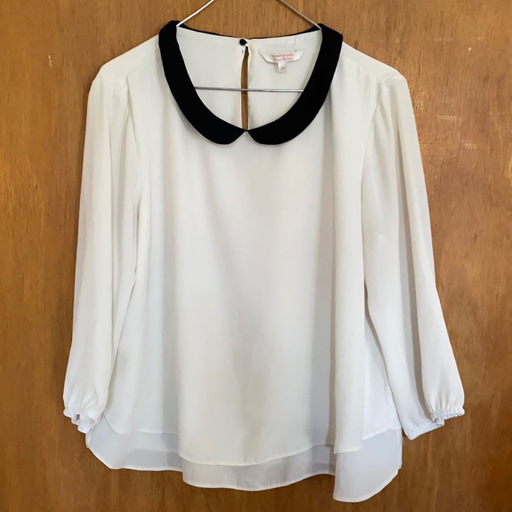 An elegant white blouse
